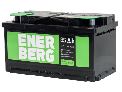 Аккумулятор ENERBERG 85 Ач, 800 А, 12 v, Обратная R+ (0), DIN LB4, B13