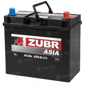 Аккумулятор ZUBR Ultra 45 Ач, 400 А, 12 v, Обратная R+ (0), JIS B24, B00