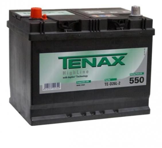 Аккумулятор TENAX HIGH 568404 ASIA E TE-D26L-2 68 R+