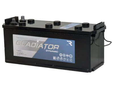 Аккумулятор GLADIATOR Dynamic 12v, 140Ah, 1000A, L+(3) euro, D4, B13