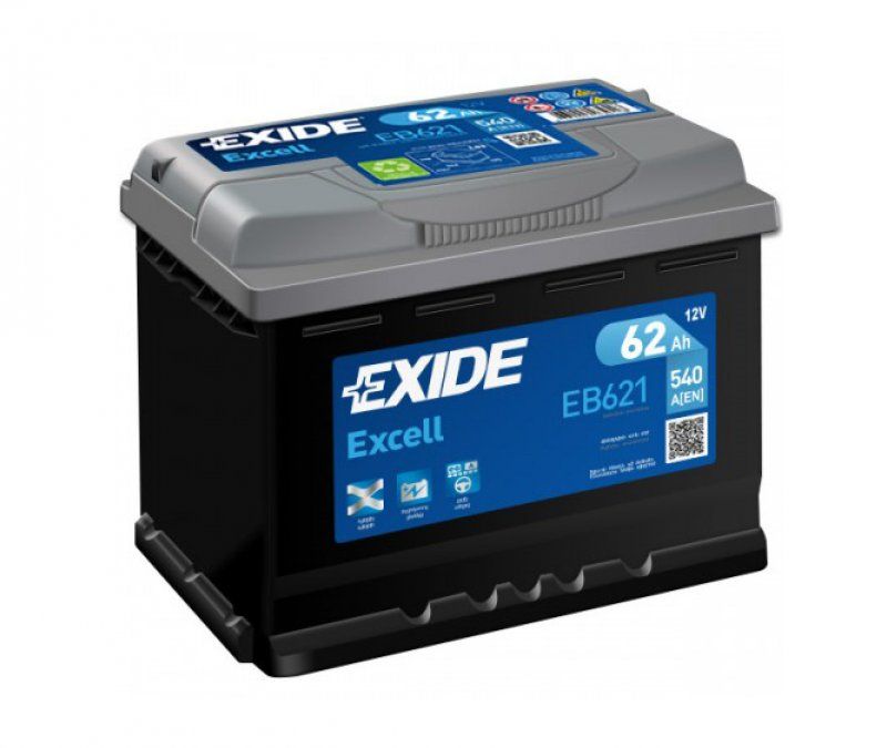 АККУМУЛЯТОР EXIDE EXCELL EB621 (62 A/H) 540 A L+