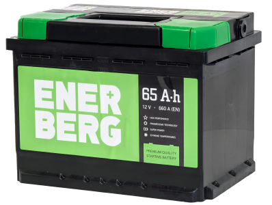 Аккумулятор ENERBERG 65 Ач, 660 А, 12 v, Обратная R+ (0), DIN L2, B13