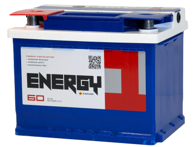 Аккумулятор Energy one 12v, 60Ah, 500A, L+ (1), L2, B13