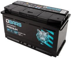 Аккумулятор BARS Premium 100 Ач, 900 А, 12 v, Обратная R+ (0), DIN L5, B13