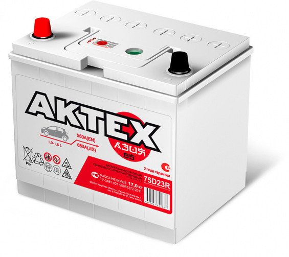 Аккумулятор AKTEX ЯП. 65 L+