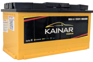 Аккумулятор KAINAR Premium 100 Ач, 900 А, 12 v, Обратная R+ (0), DIN L5, B13