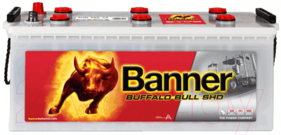 Аккумулятор BANNER Buffalo Bull 180 Ач, 1000 А, 12 v, Обратная L+ (3) euro, D5 (B), B00