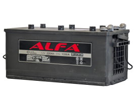 Аккумулятор ALFA 220 Ач, 1350 А, 12 v, Прямая R+ (4) rus, D5 (B), B13 UZB