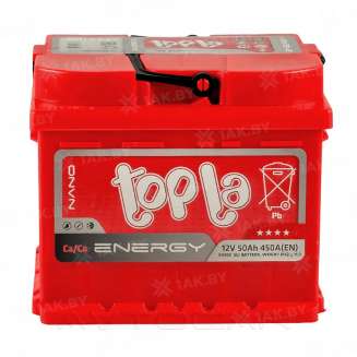 Аккумулятор TOPLA Energy (50 Ah) 450 A, 12 V Обратная, R+