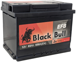 BLACK BULL EFB 65 Ач, 650 А, 12v, Обратная R, L2
