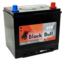BLACK BULL Asia EFB 65 Ач, 650 А, 12v, Обратная R, D23