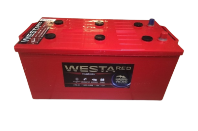 Аккумулятор WESTA Red 225 Ач, 1600 А, 12 v, Обратная L+ (3) euro, D6 (C), B00