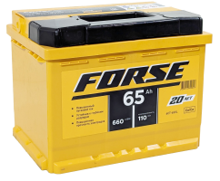 Аккумулятор FORSE 65 Ач, 660 А, 12 v, Прямая (L+), DIN L2, B13