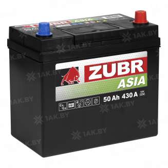 Аккумулятор ZUBR Premium Asia 50 R+