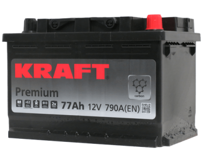 Аккумулятор KRAFT Premium 77 R+