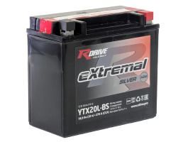 Аккумулятор RDrive YTX20L-BS eXtremal Silver AGM 18.9 Ач, 270 А, 12 v, Обратная R+ (0)