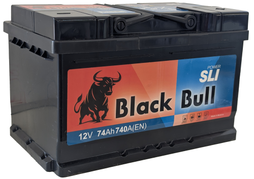 Фото BLACK BULL SLI 74  низк, Ач, 740 А, 12v, Обратная R, LB3