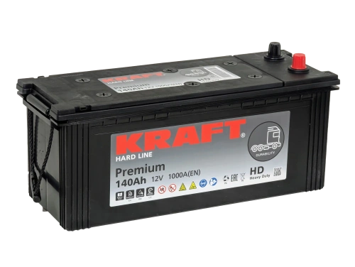 Аккумулятор KRAFT Premium 140 Ач фото