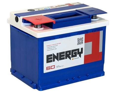 Аккумулятор ENERGY ONE 60 Ач, 500 А, 12 v, Прямая L+ (1), DIN L2, B13