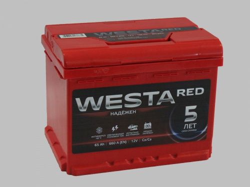 Аккумулятор Westa RED 65 R+