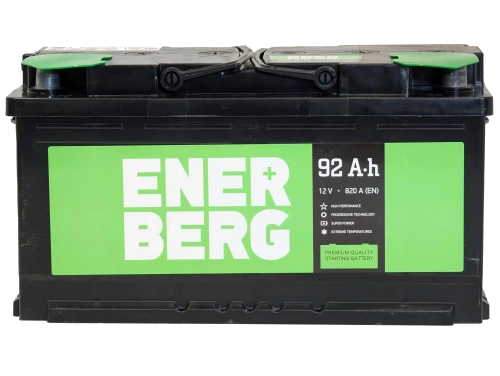 Аккумулятор ENERBERG 92 Ач, 820 А, 12 v, Обратная R+ (0), DIN L5, B13