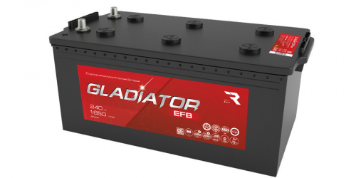 Аккумулятор GLADIATOR EFB 240 (3) евро +/-