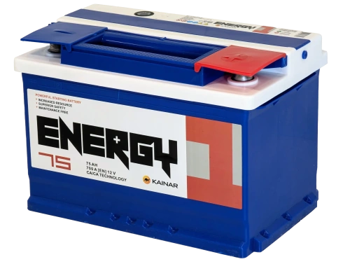 Аккумулятор ENERGY ONE 75 Ач, 700 А, 12 v, Обратная R+ (0), DIN L3, B13