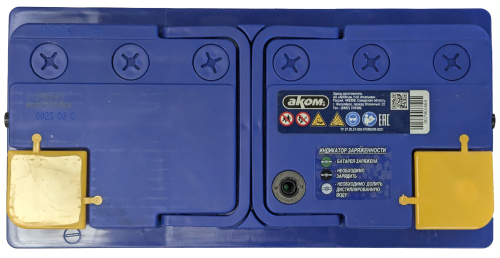 Фото Аккумулятор AKOM 90 Ач, 810 А, 12 v, Обратная R+ (0), DIN L5, B13