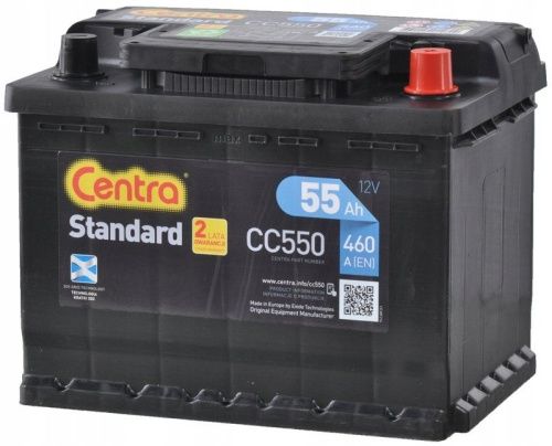 Аккумулятор CENTRA STANDARD CC550 55 R+