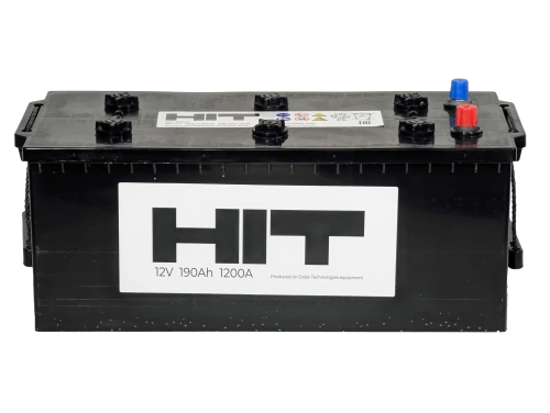 Аккумулятор HIT 190 Ач, 1200 А, 12 v, Обратная L+ (3) euro, D4 (A), B00 фото