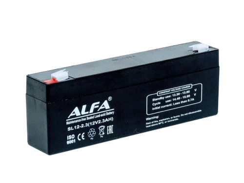 Аккумулятор ALFA UPS AGM SL12-2.3 12V 2.3Ah фото
