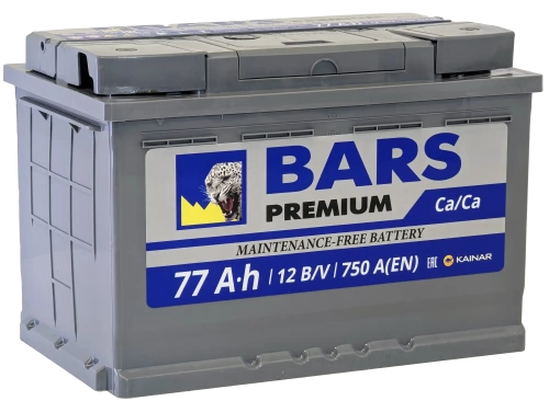 Аккумулятор BARS Premium 77 R+