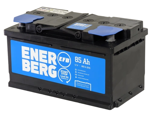 Фото Аккумулятор ENERBERG EFB 85 Ач, 800 А, 12 v, Обратная R+ (0), DIN L2, B13