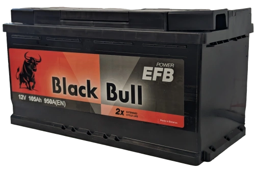 Фото BLACK BULL EFB 105 Ач, 950 А, 12v, Обратная R, L2
