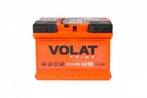 Аккумулятор VOLAT Prime (62 Ah) 600 A, 12 V Обратная, R+