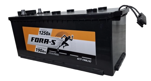 Аккумулятор FORA-S 190 Ач, 1250 А, 12 v, Прямая R+ (4) rus, D4 (A), B13 фото