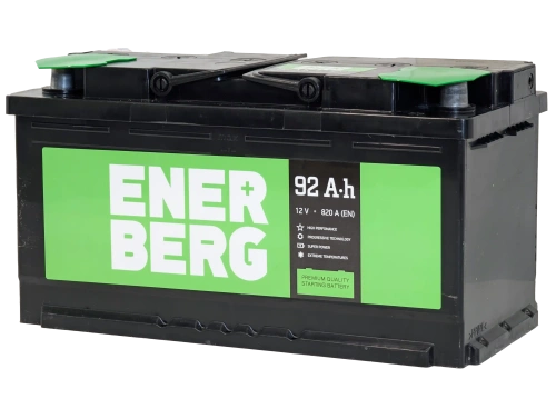 Аккумулятор ENERBERG 92 Ач, 820 А, 12 v, Обратная R+ (0), DIN L5, B13