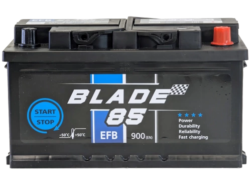 Фото Аккумулятор BLADE EFB 12v, 85Ah, 900A, R+(0), LB4, B13