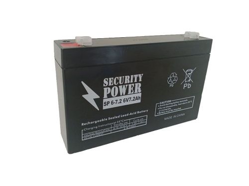 Аккумулятор Security Power 6V-7.2Ah+