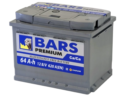 Аккумулятор BARS Premium 64 R+