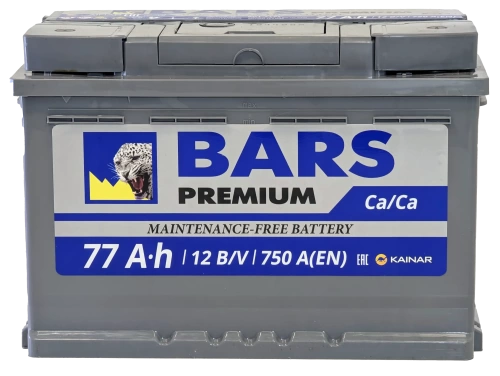 Аккумулятор BARS Premium 77 R+