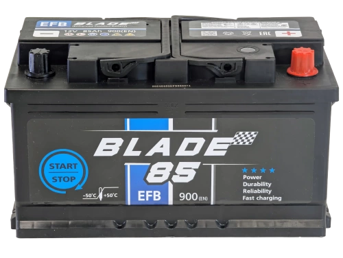 Фото Аккумулятор BLADE EFB 12v, 85Ah, 900A, R+(0), LB4, B13