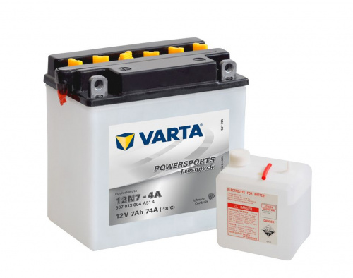 Аккумулятор VARTA POWERSPORTS FRESHPACK 507 012 004 (7 A/H) 74 A R+