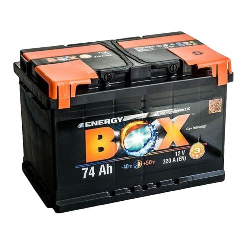 Фото Аккумулятор ENERGY BOX (74 A/H) 720 A R+