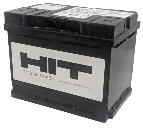 Фото Аккумулятор HIT 60 Ач, 510 А, 12 v, Обратная R+ (0), DIN L2, B13