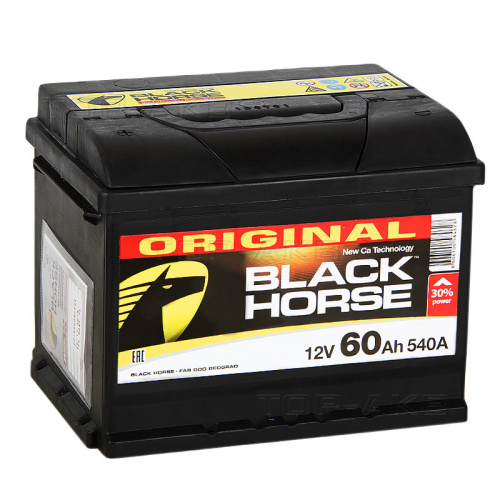 Аккумулятор Black Horse 60 L+