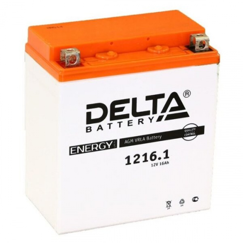 АККУМУЛЯТОР DELTA CT 1216.1 YTX16-BS (14 A/H) 230 A L+