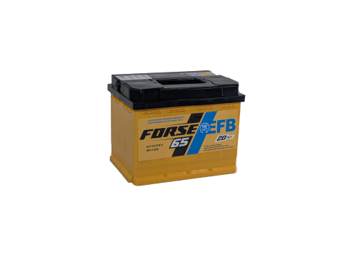 Фото Аккумулятор FORSE EFB 65 Ач, 660 А, 12 v, Обратная R+ (0), DIN L2, B13