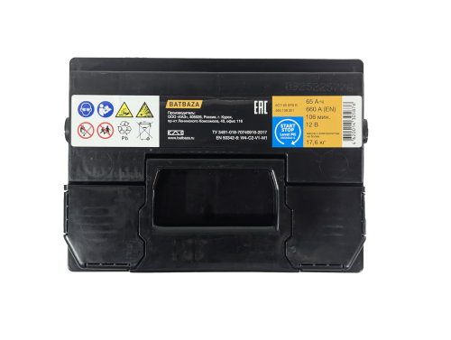 Фото Аккумулятор FORSE EFB 65 Ач, 660 А, 12 v, Обратная R+ (0), DIN L2, B13
