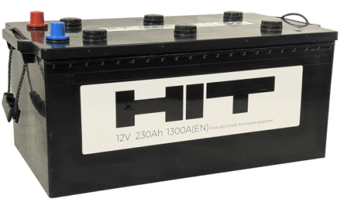 Аккумулятор HIT 230 Ач, 1300 А, 12 v, Обратная L+ (3) euro, D6 (C), B00 фото
